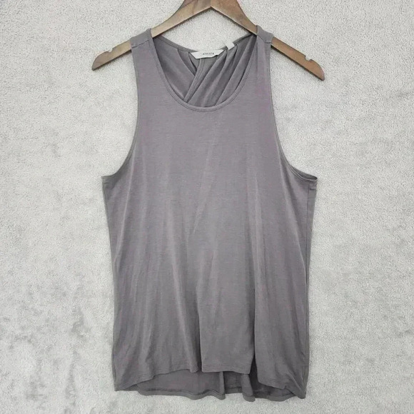 Athleta Womens Purple Twist Back Tank Top Size S 25PT - Picture 1 of 5
